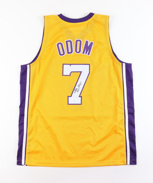 Lakers Jersey #7 Signed by Lamar Odom